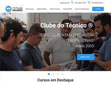 Tablet Screenshot of clubedotecnico.com